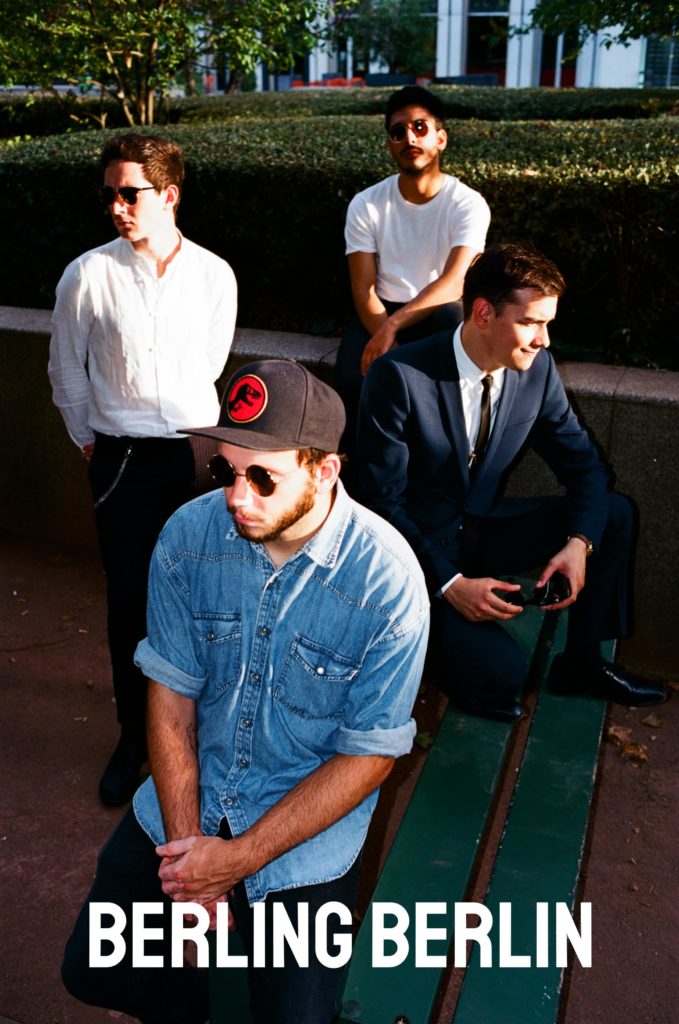 Le groupe Berling Berlin en shooting à Paris, version mobile